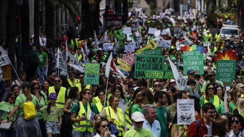 Aula lluminosa d'un centre educatiu públic